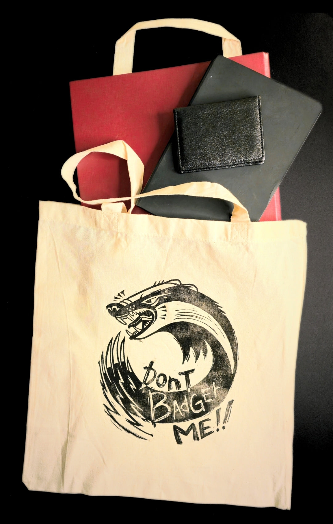 Handprinted Totebag